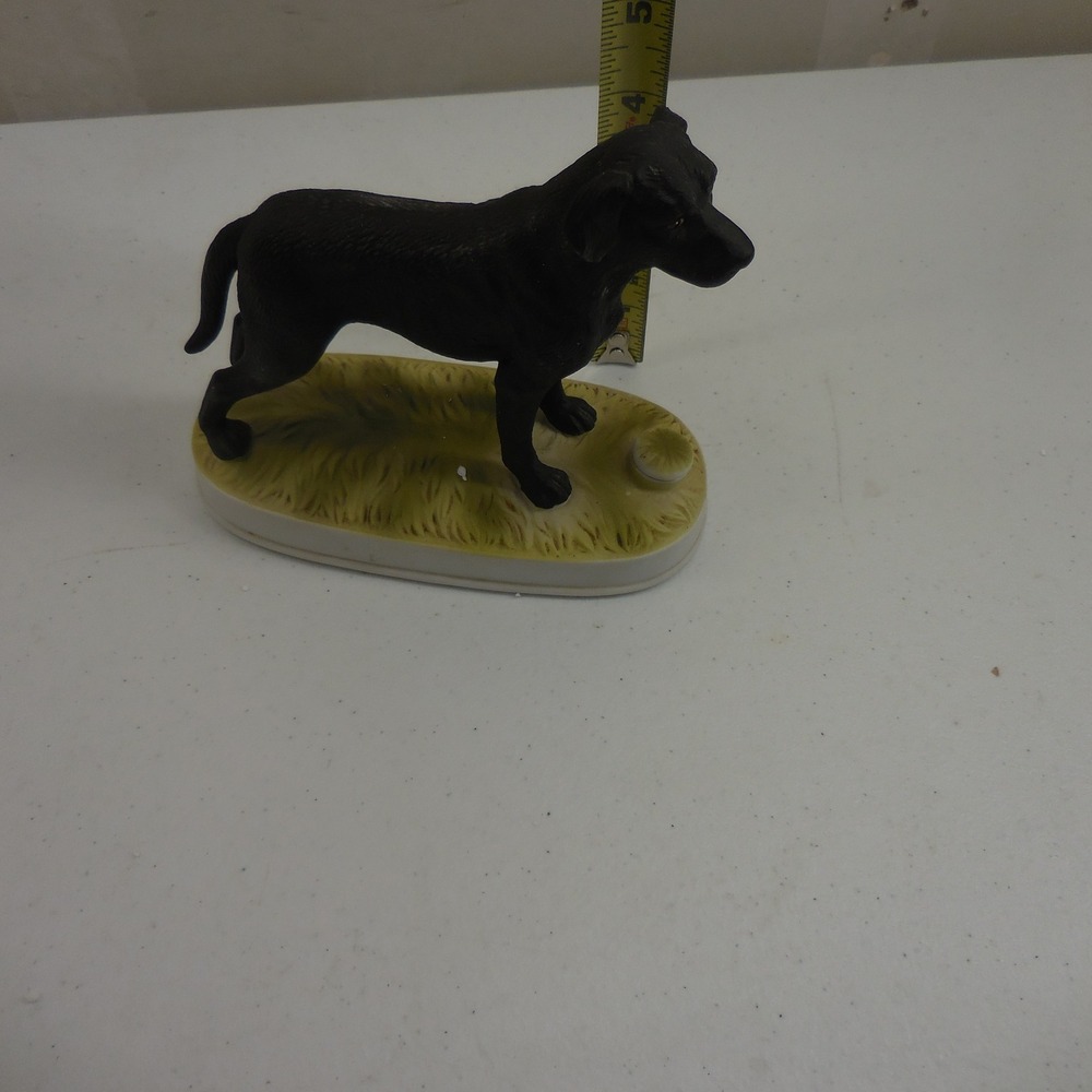 Lionstone Sculptured Porcelain Black Labrador Retriever Figure 1977 VTG Decanter - Picture 7 of 7